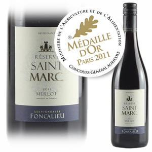 saint marc merlot gold medal